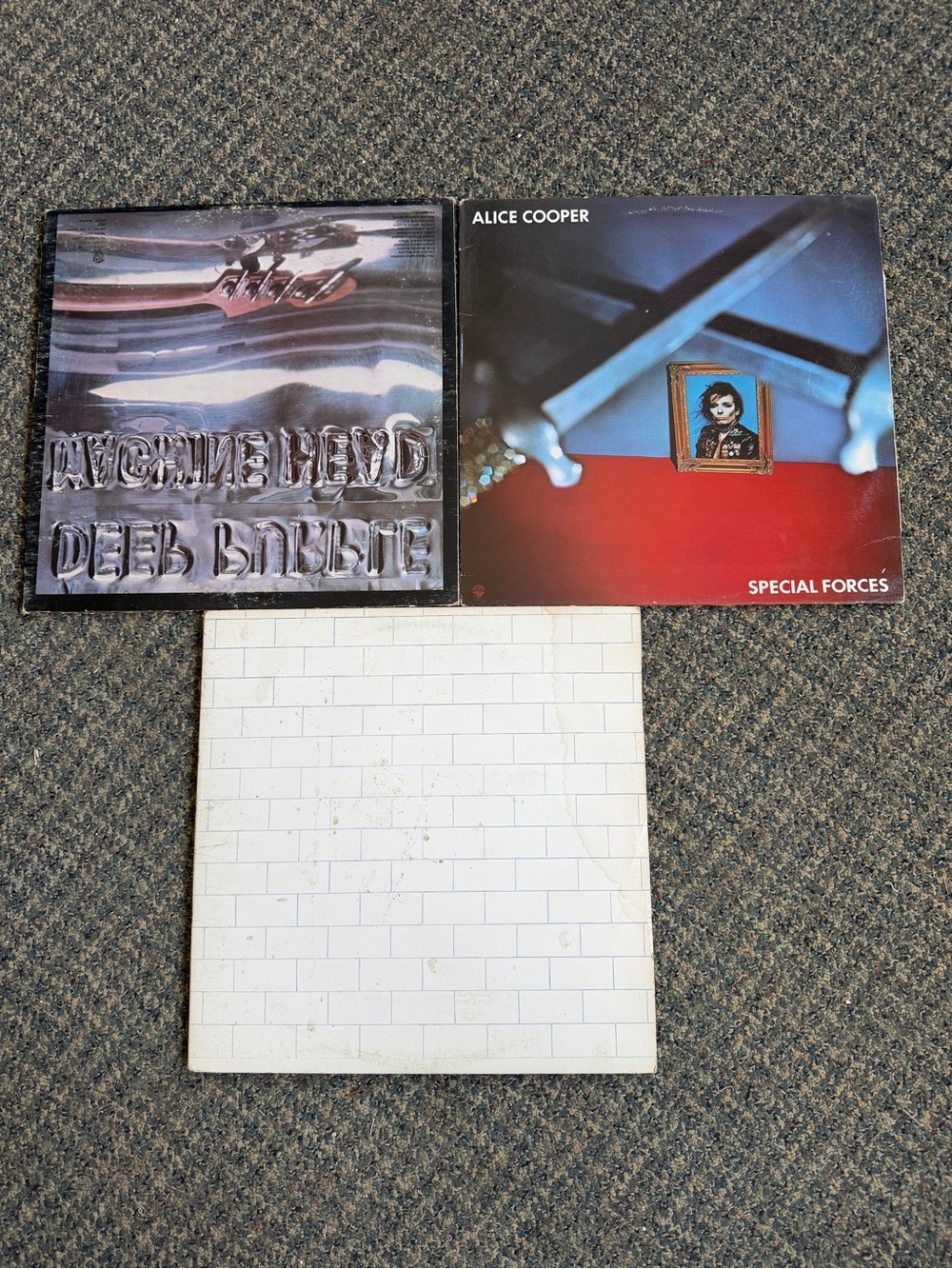 Classic Vintage Vinyl Album Lot — Deep Purple, Alice Cooper, Pink Floyd